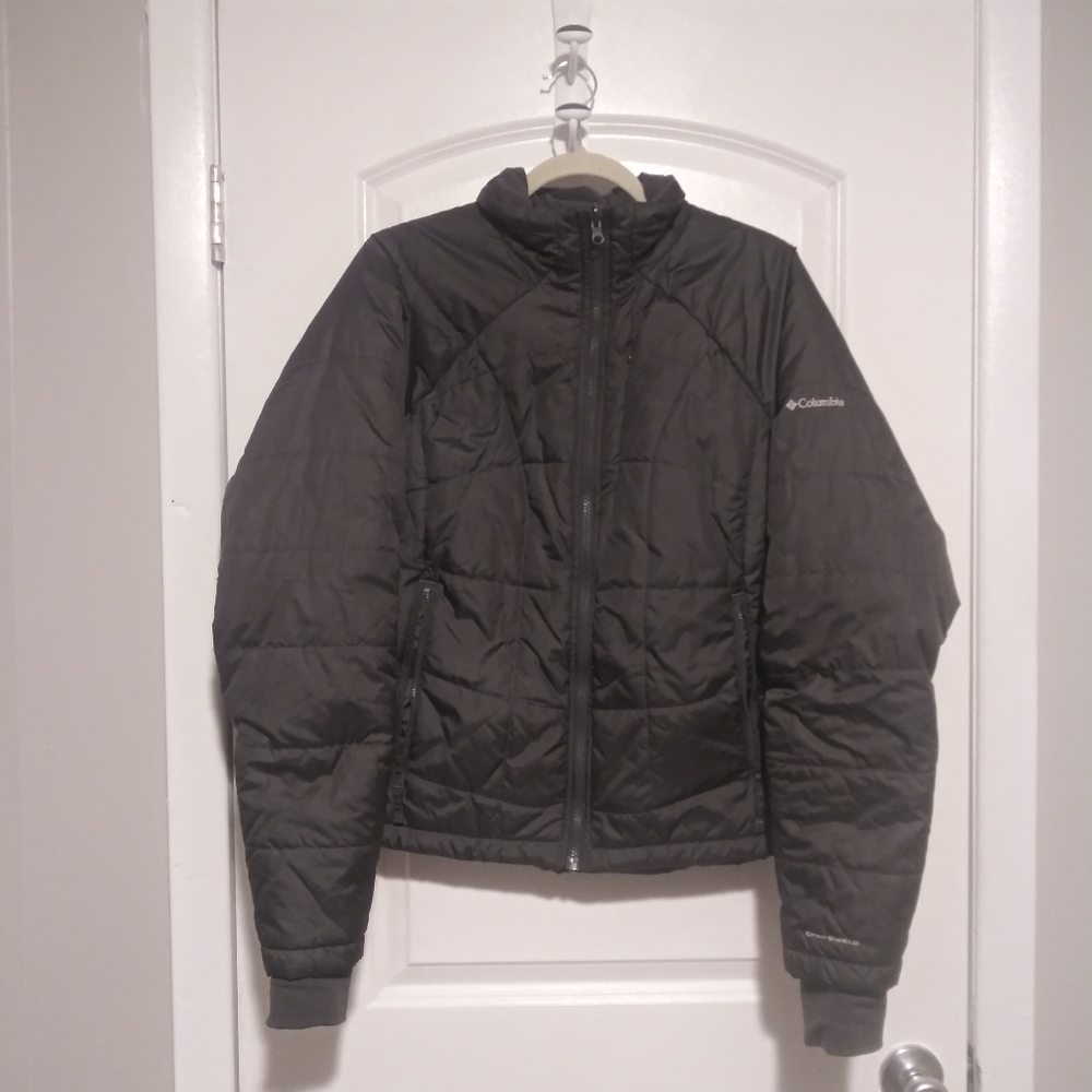 Columbia Grey Blazer Puffer Coat